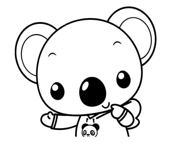 Милые рисунки раскраски для детей