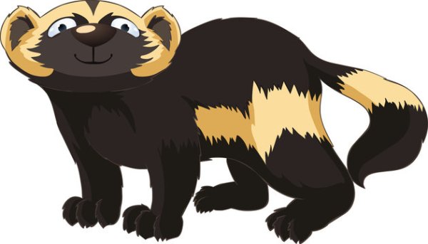 Росомаха мультяшная животное