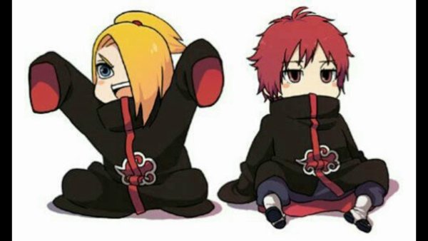 Наруто Дейдара и Сасори Чиби