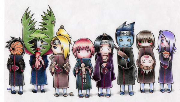 Чиби Наруто Акацуки в Наруто
