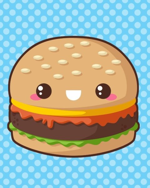Кавайный бургер