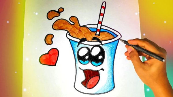Фраппучино Старбакс рисунок