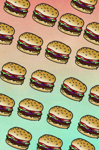 Бургер рисунок