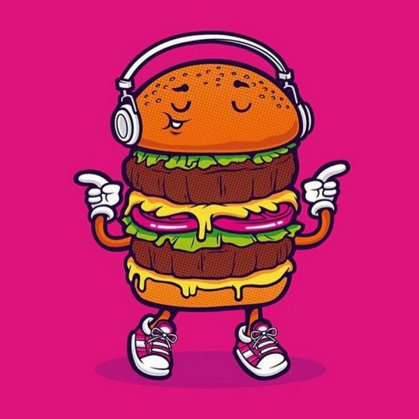 Мопс в еде арт