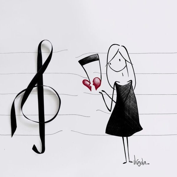 Милые музыкальные рисунки