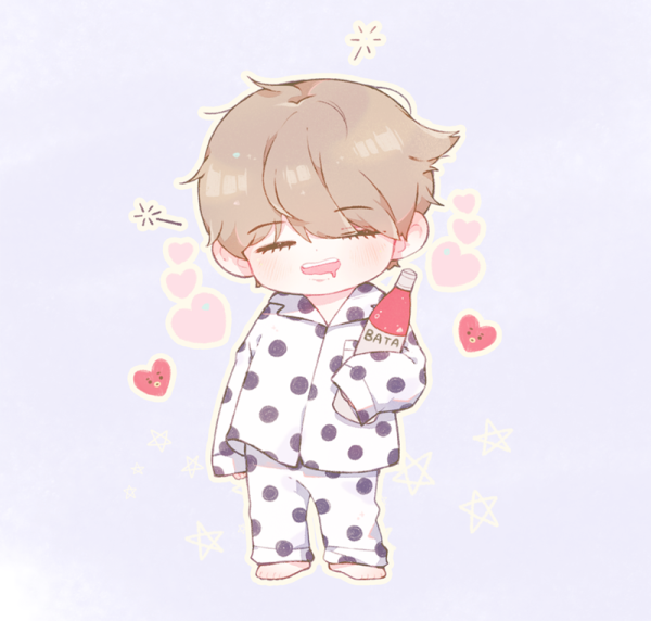 БТС аниме Чиби