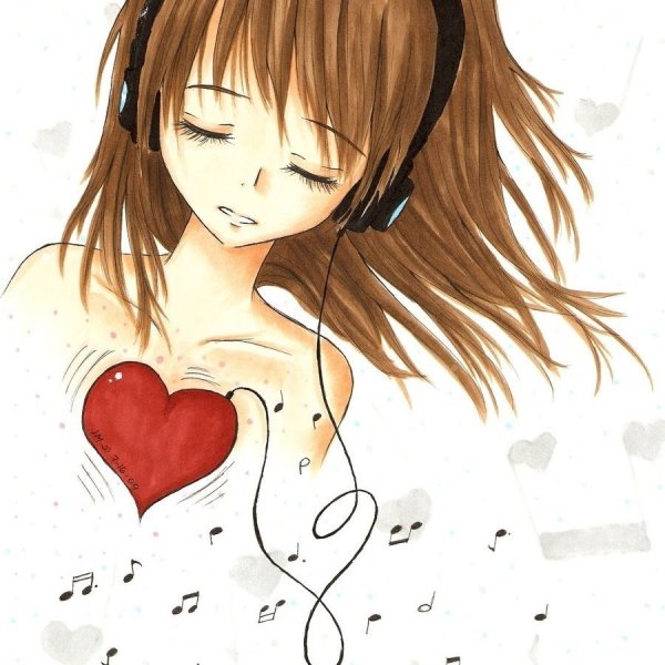 Аниме сердце