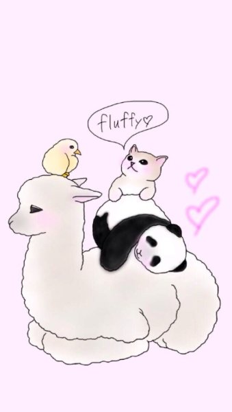 Милые рисунки альпака