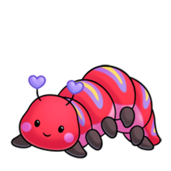 Кавайная гусеница