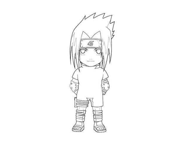 Раскраски Наруто Чиби Наруто