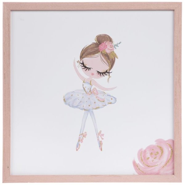 Постер в детскую девочки балерина