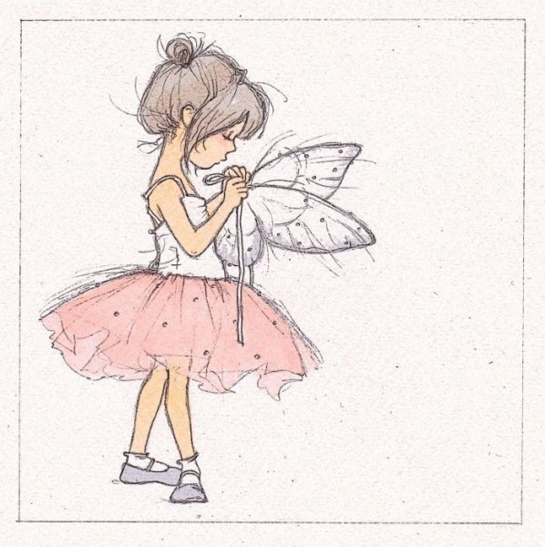 Рисунки милых балерин