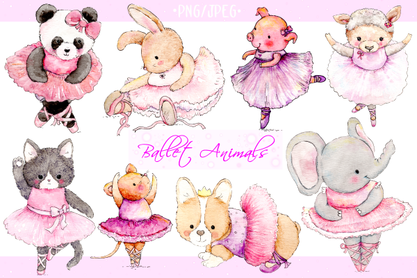 Зверюшки балерины