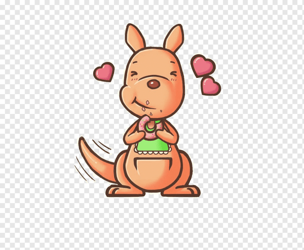 Милые иллюстрации кенгуру