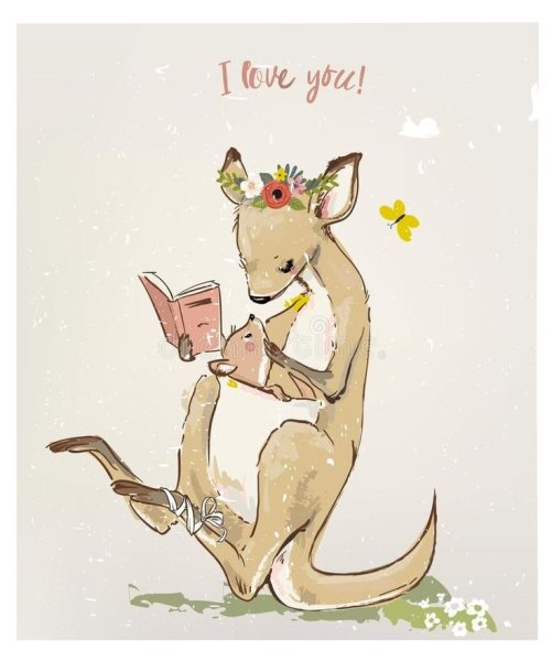 Кенгуру арт для детей