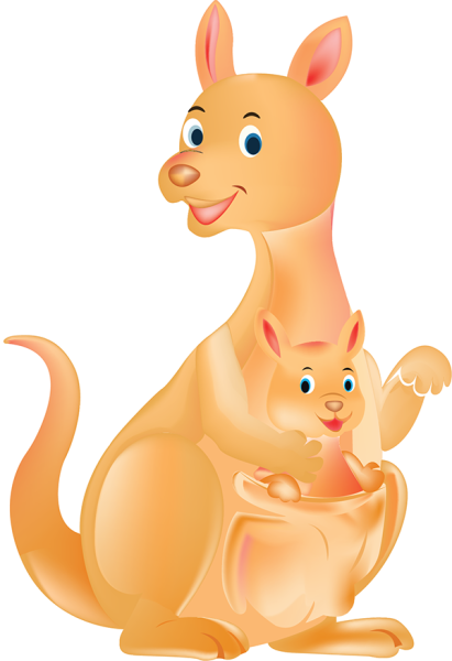 Кенгуру отрисовка для детей