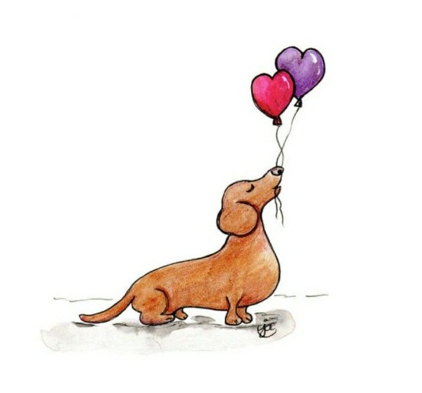 Инга Измайлова иллюстрации таксы