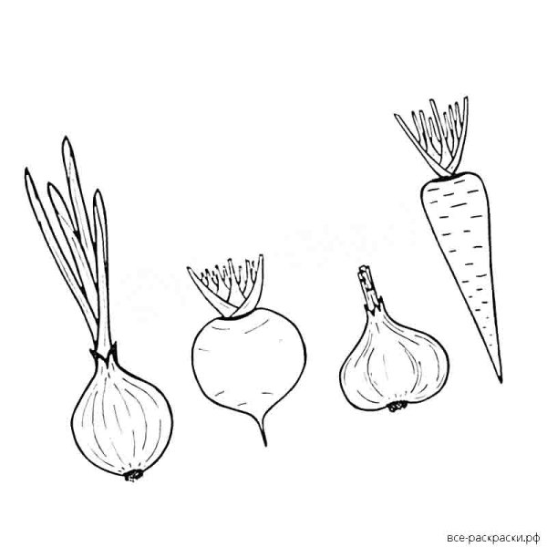 Раскраска лук веселый для детей