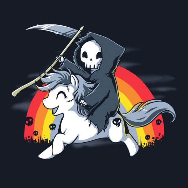 Смерть с косой арт милый