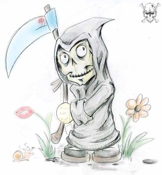 Веселая смерть с косой