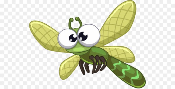 Стрекозы мультяшные