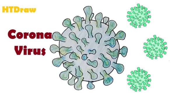 Коронавирус рисовать