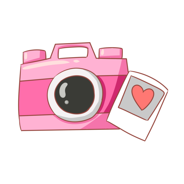 Фотоаппарат с сердечком