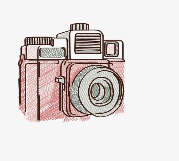 Фотоаппарат розовый логотип