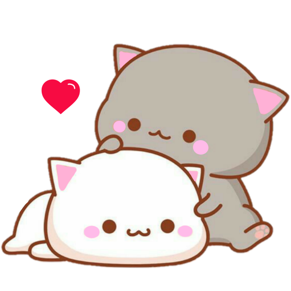 Кавайные котики парочка