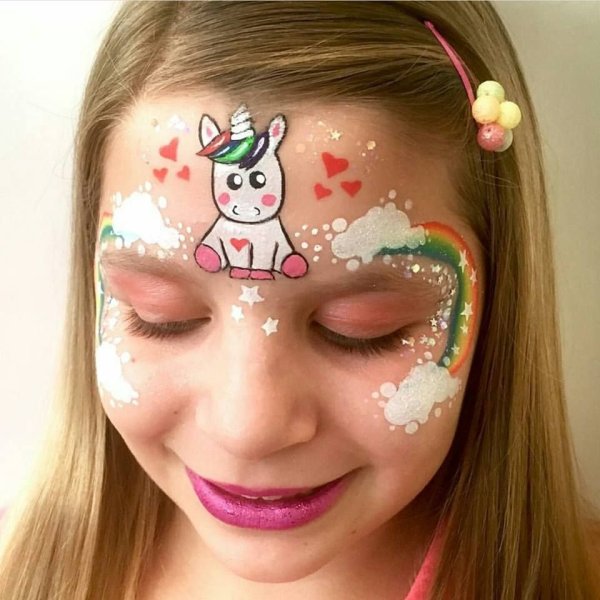 Грим Единорожка для детей