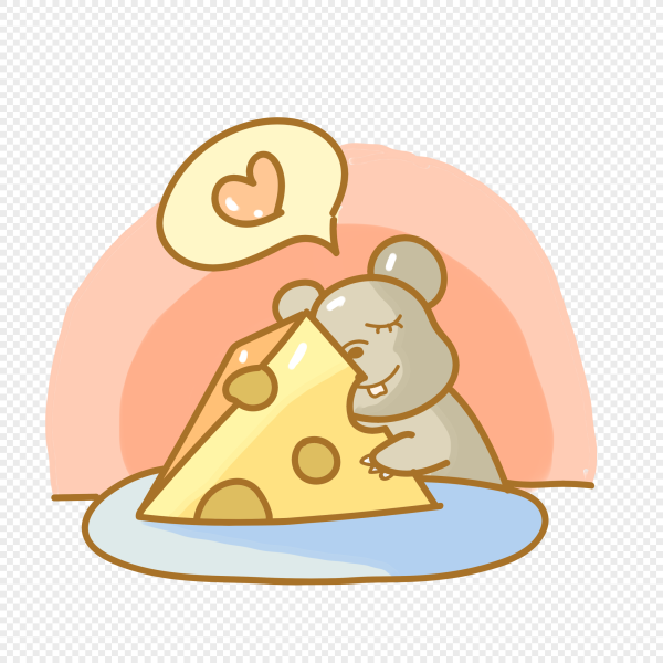 Милый рисунок сыра