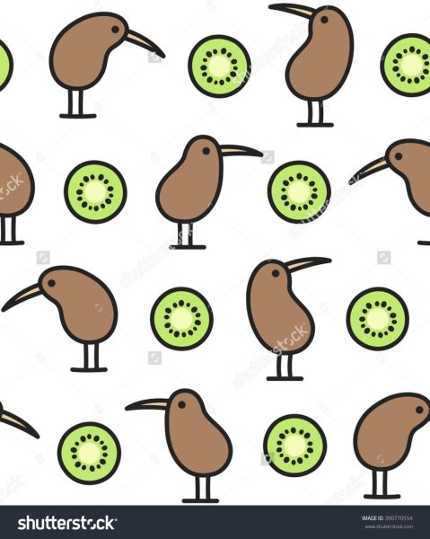 Лёгкие рисунки киви