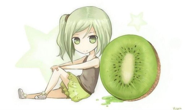 Девушки в виде фруктов аниме