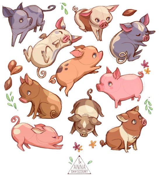 Свинка иллюстрация