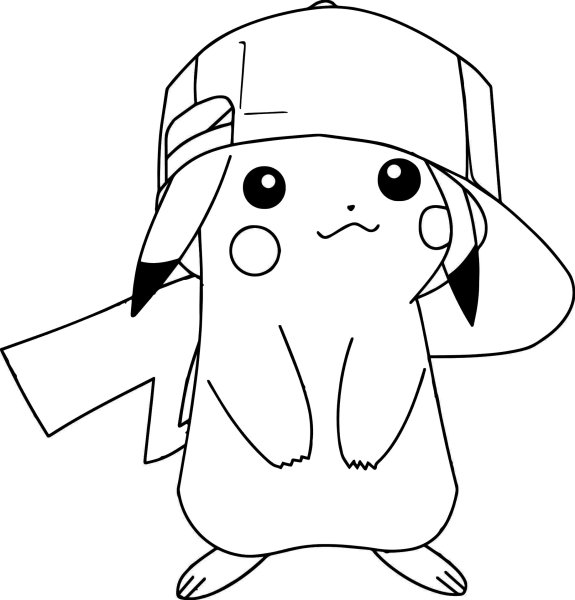 Раскраски покемоны Пикачу