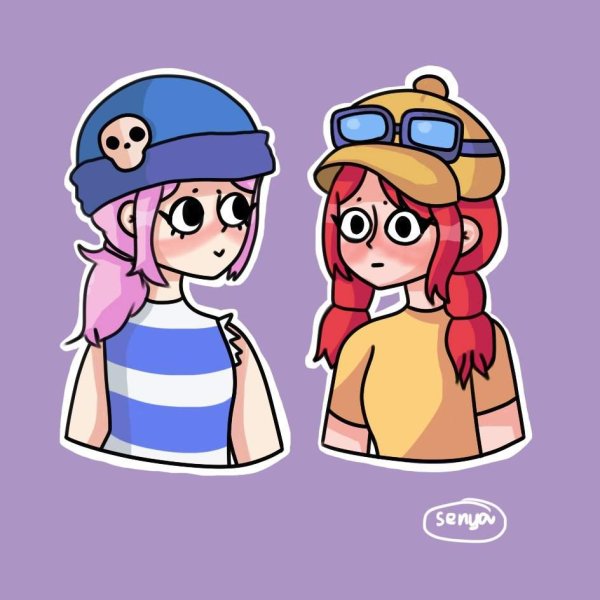 Бравлеры рисунки Пайпер