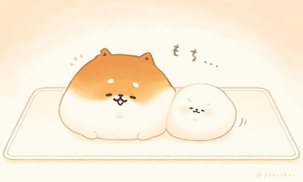 Милые булочки арт