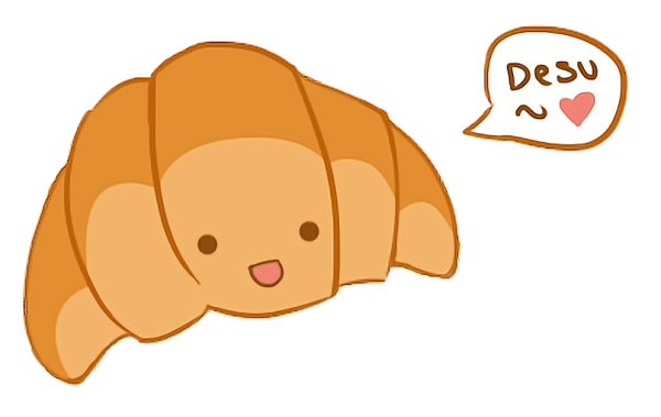 Кавайный круассан