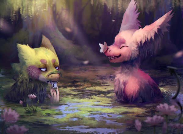 Кицунэ голубая лиса