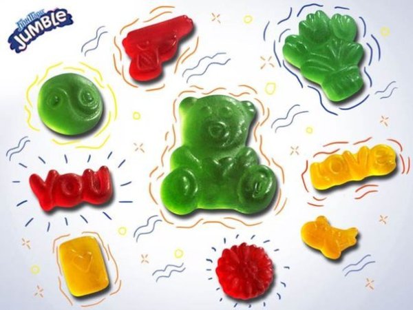 Наклейки мармеладки