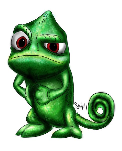 Ящерица мультяшная