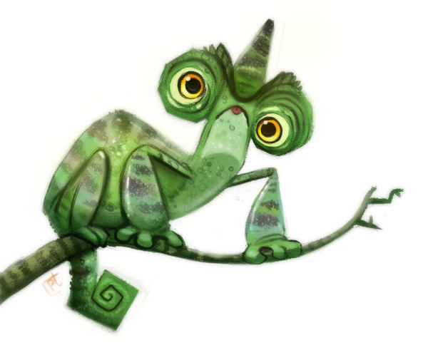 Хамелеон смешной