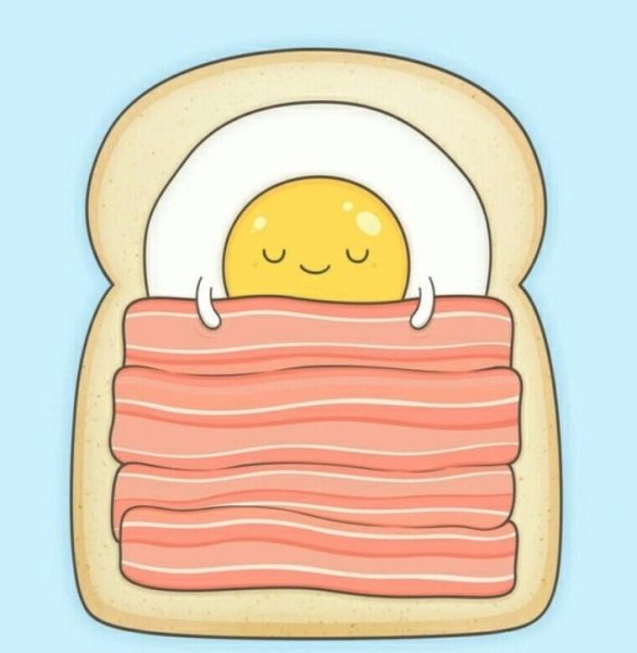 Завтрак для срисовки