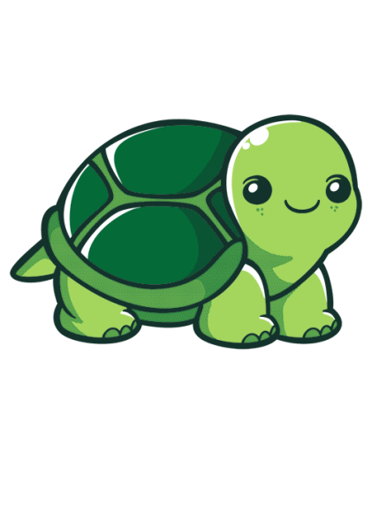 Черепаха стикер