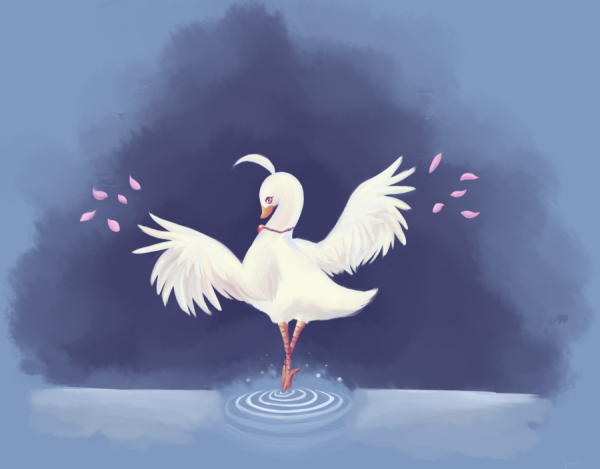 Арт лебедь мульт