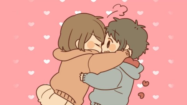 Влюбленные рисунок