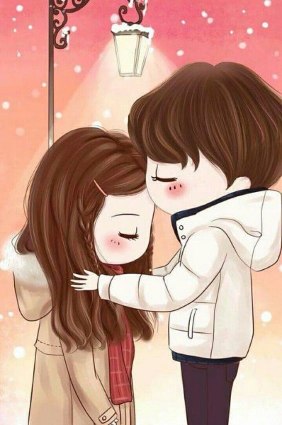 Влюбленная пара арт