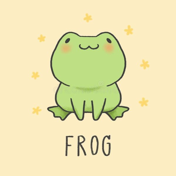 Лягушка в скетчбук