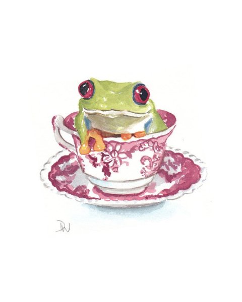 Наклейки лягушки милые