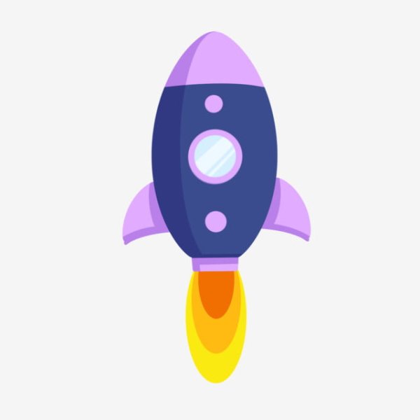 Фиолетовая ракета